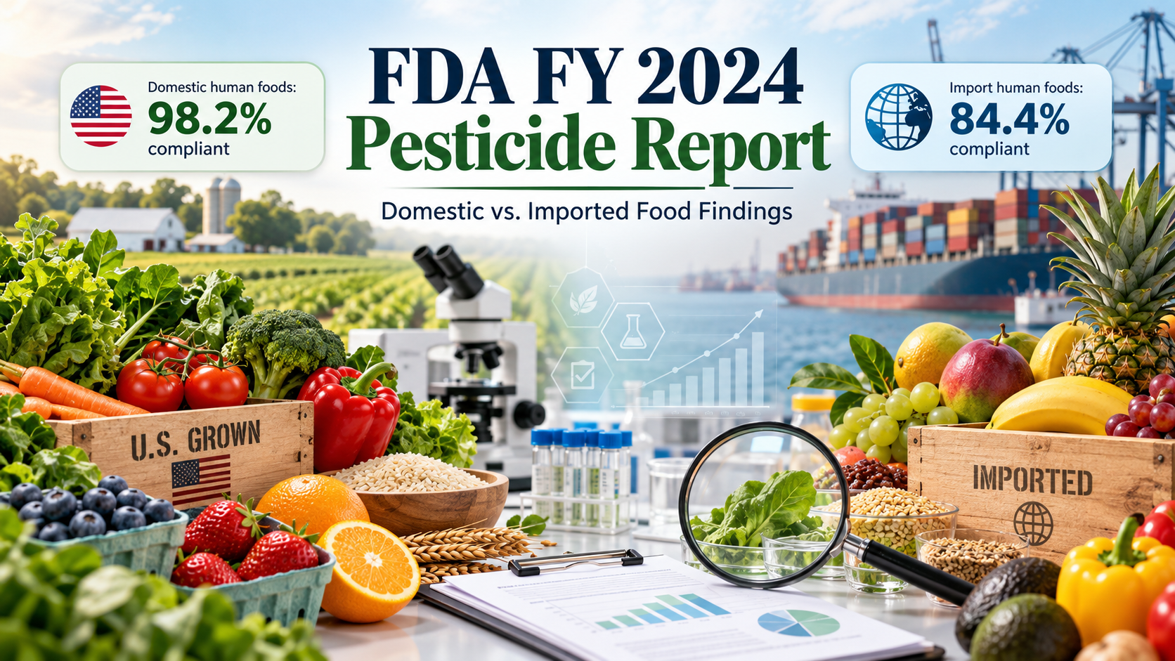 You are currently viewing Assessing the risk to the operations of a food organization using the 2024 FDA’s “Pesticide Residue Monitoring Program” report